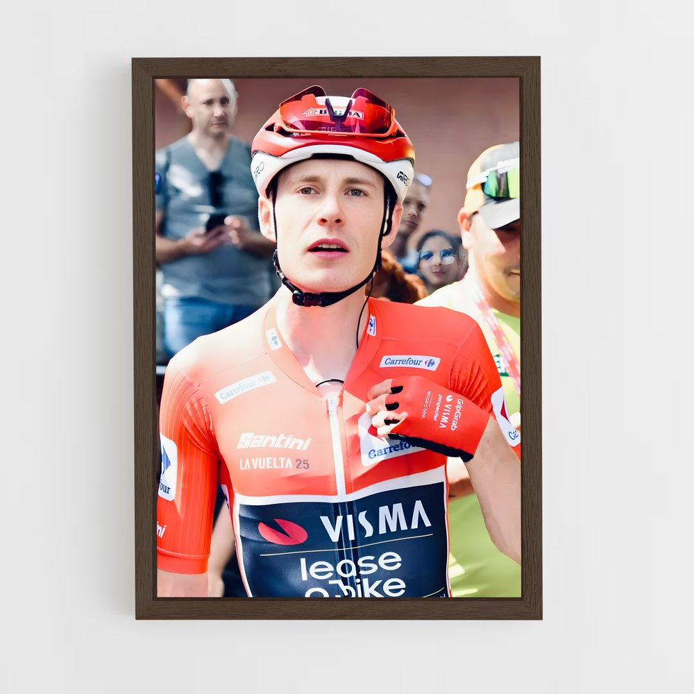 Poster La Victoire en Rouge – affiche Cyclisme (vue 5)